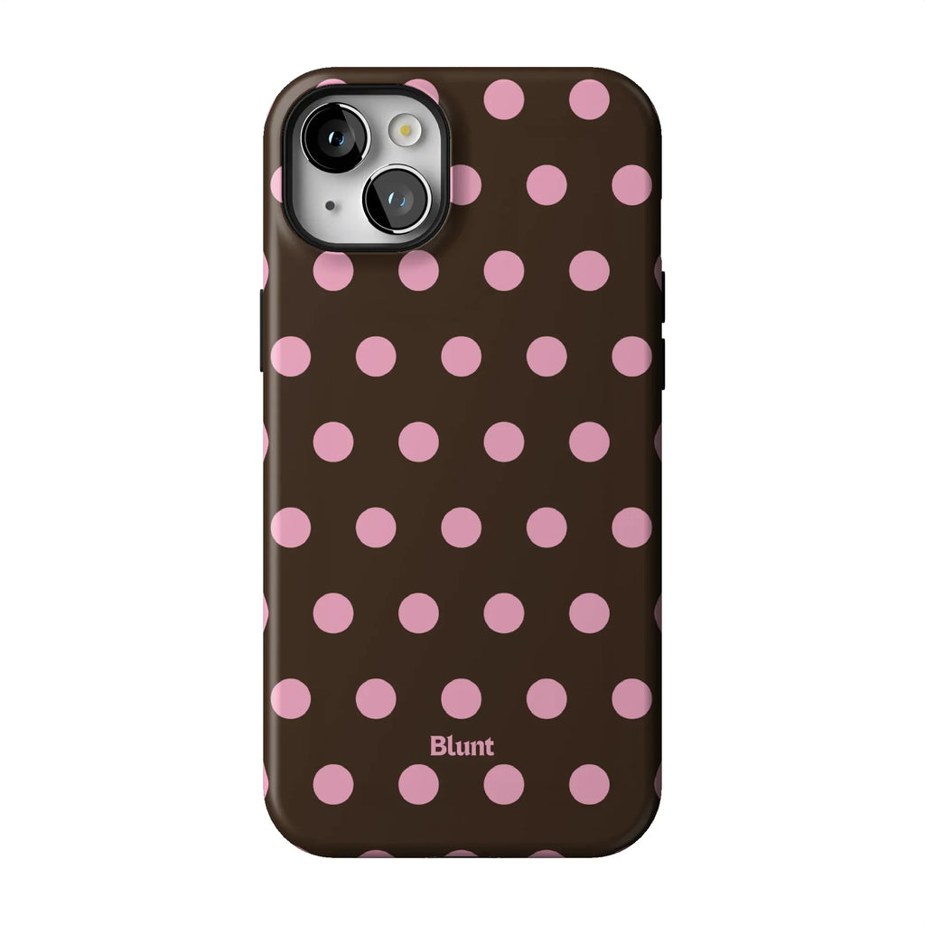 Chocolate Polka iPhone Case