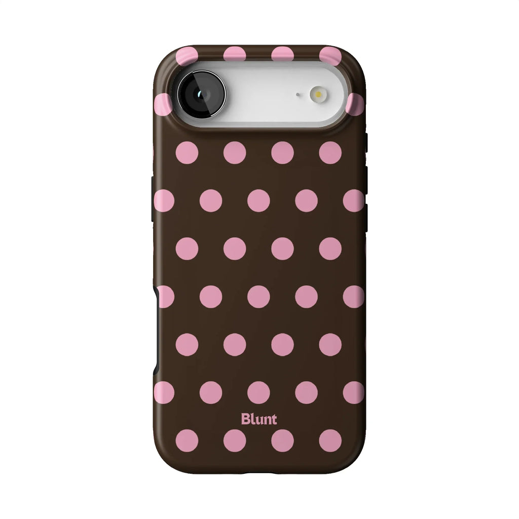 Chocolate Polka iPhone Case