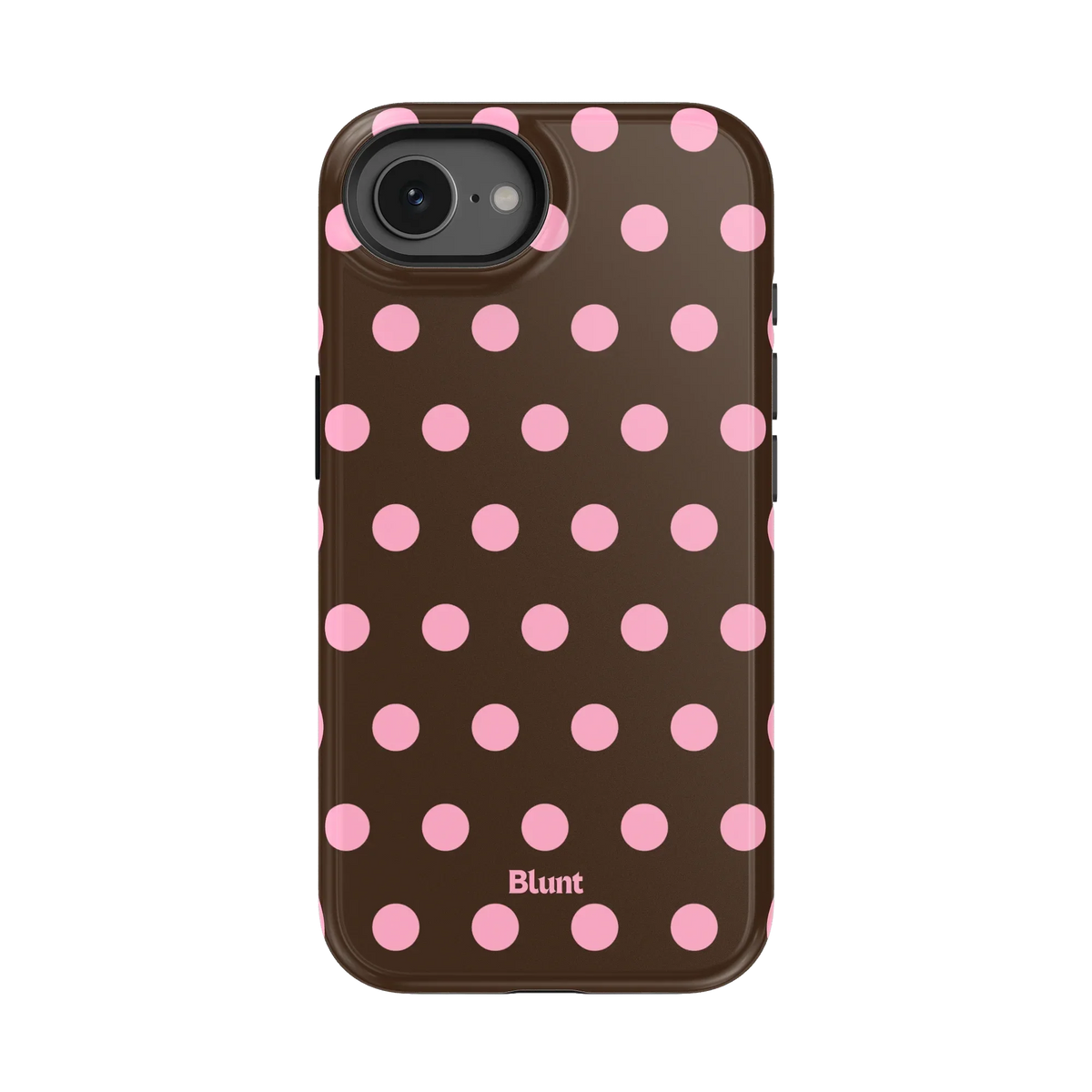 Chocolate Polka iPhone Case