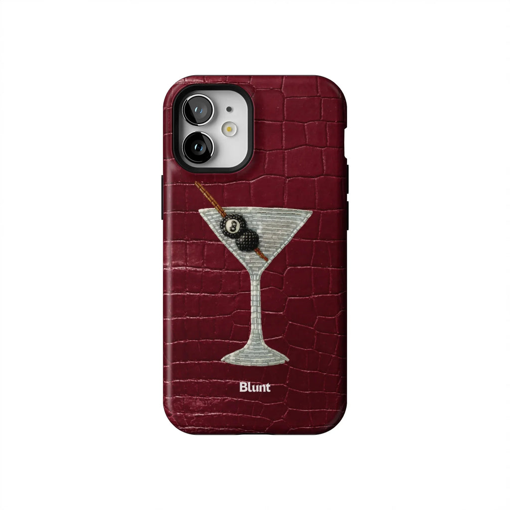 Crimson Happy Hour iPhone Case