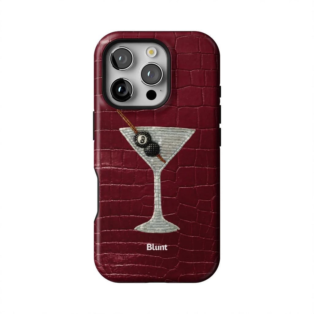 Crimson Happy Hour iPhone Case