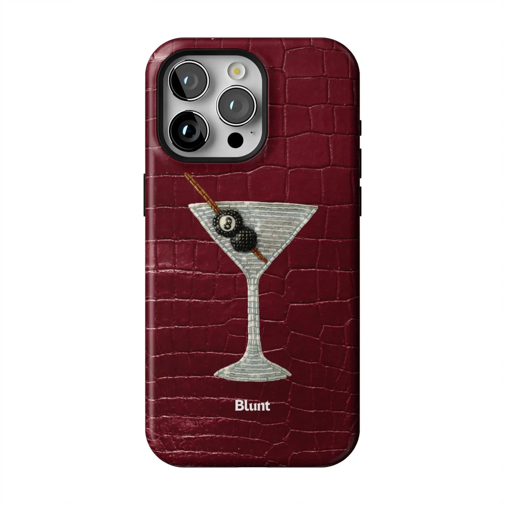 Crimson Happy Hour iPhone Case
