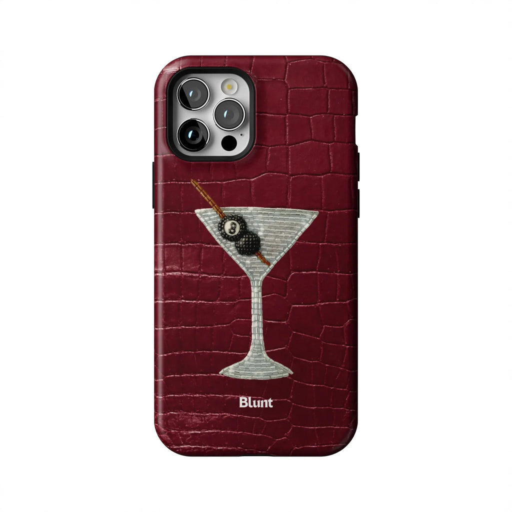 Crimson Happy Hour iPhone Case