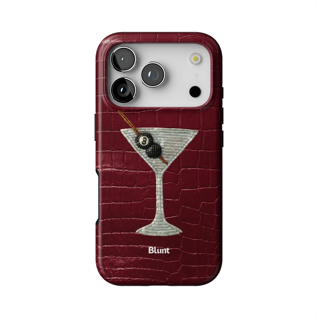 Crimson Happy Hour iPhone Case