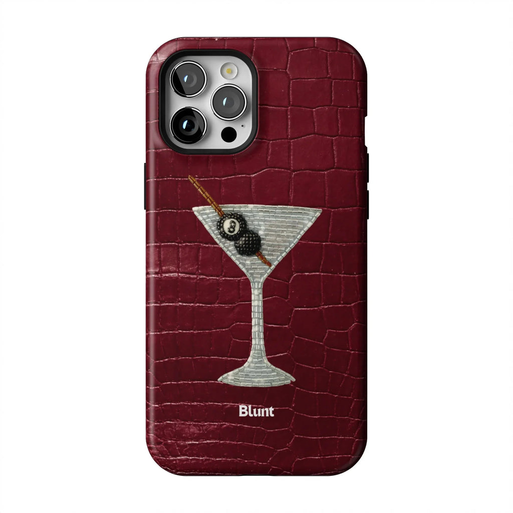 Crimson Happy Hour iPhone Case