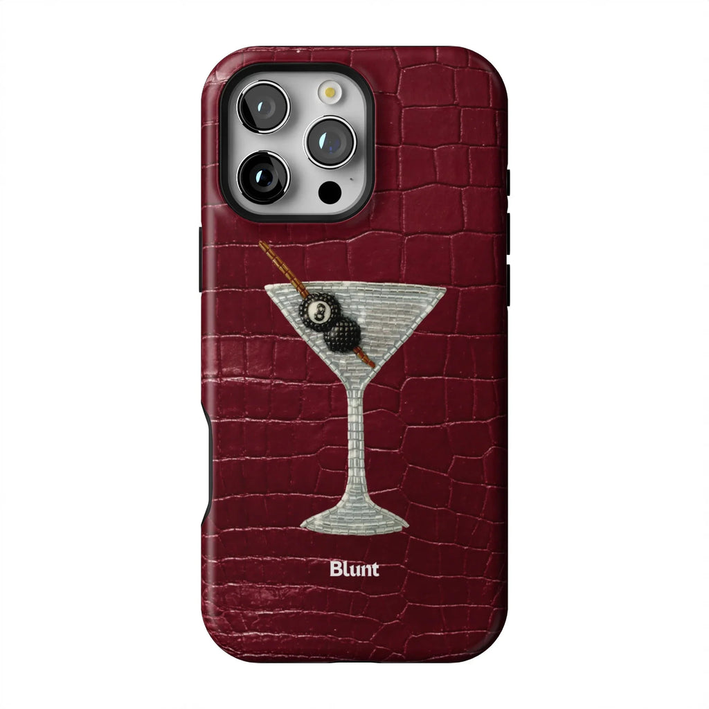 Crimson Happy Hour iPhone Case
