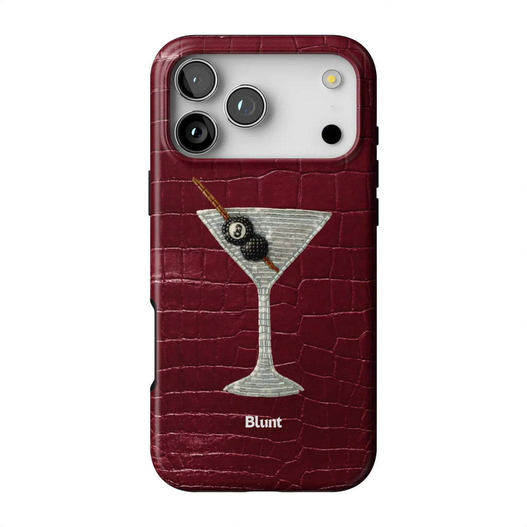 Crimson Happy Hour iPhone Case