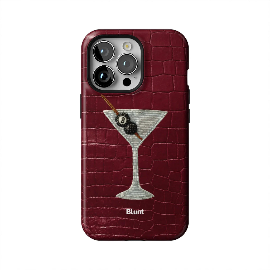 Crimson Happy Hour iPhone Case