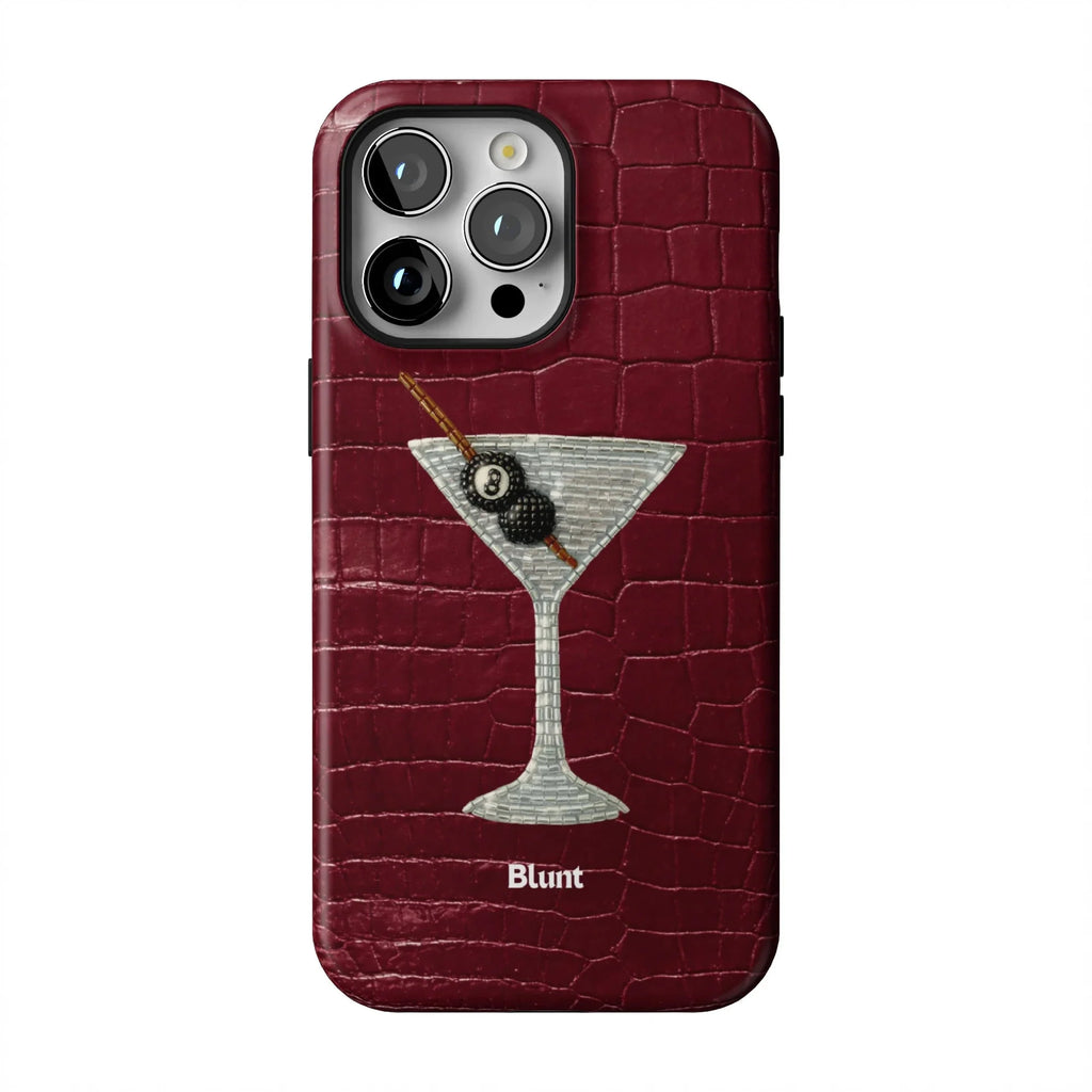 Crimson Happy Hour iPhone Case