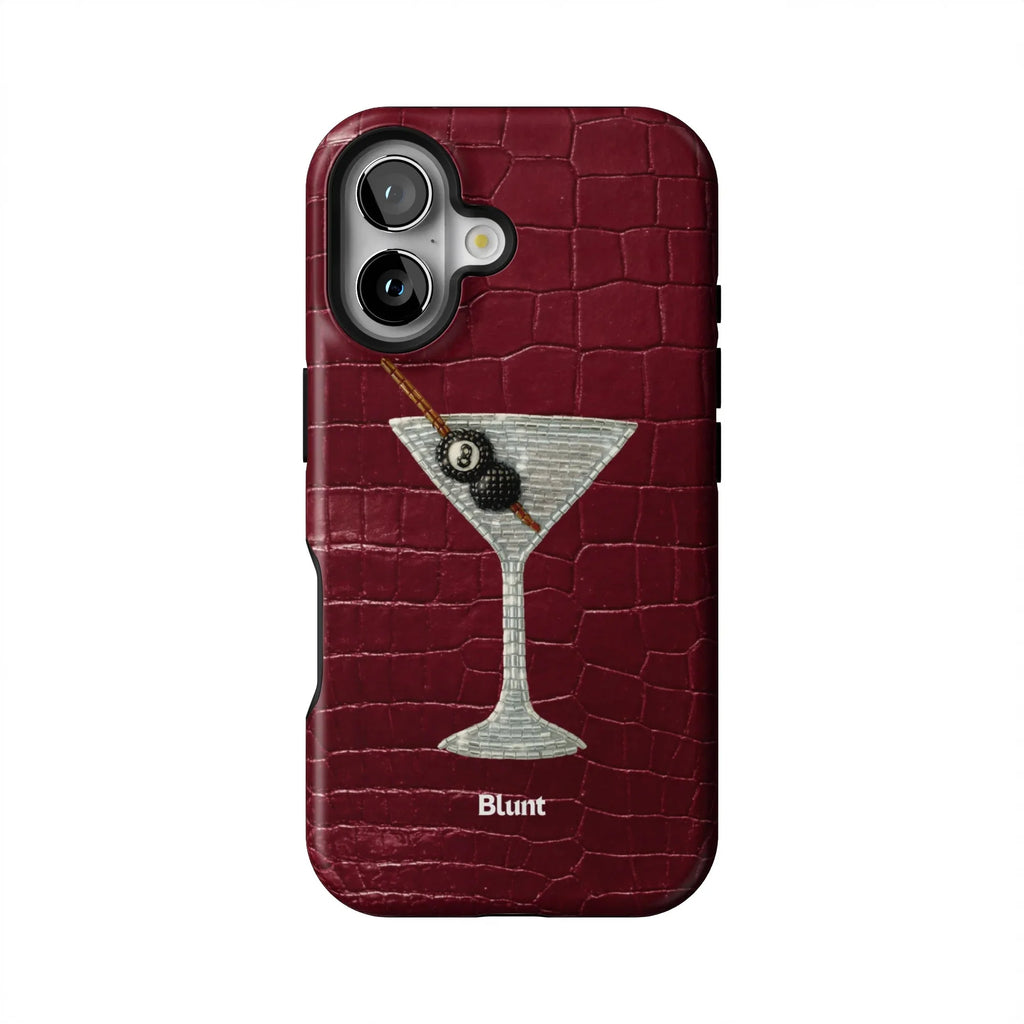 Crimson Happy Hour iPhone Case