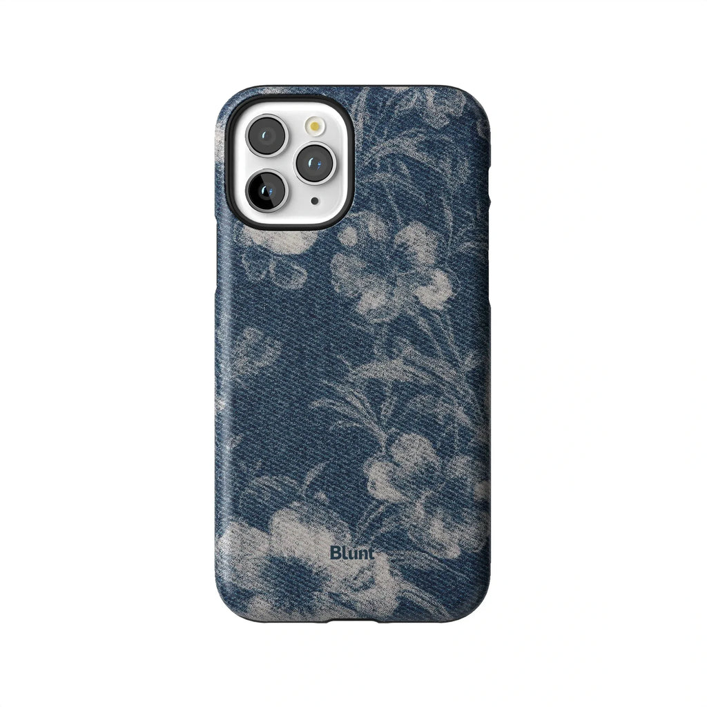 Denim Bloom iPhone Case
