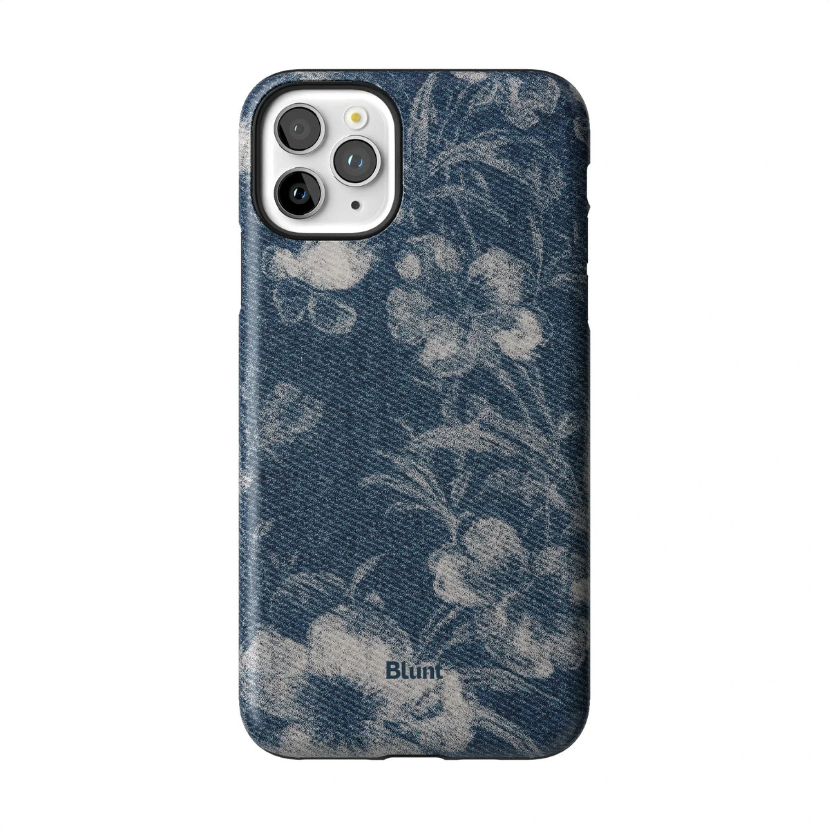 Denim Bloom iPhone Case