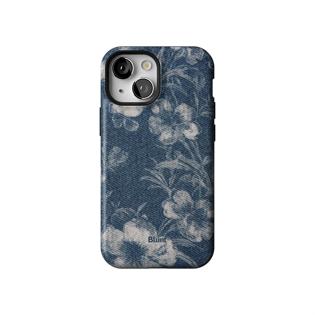 Denim Bloom iPhone Case