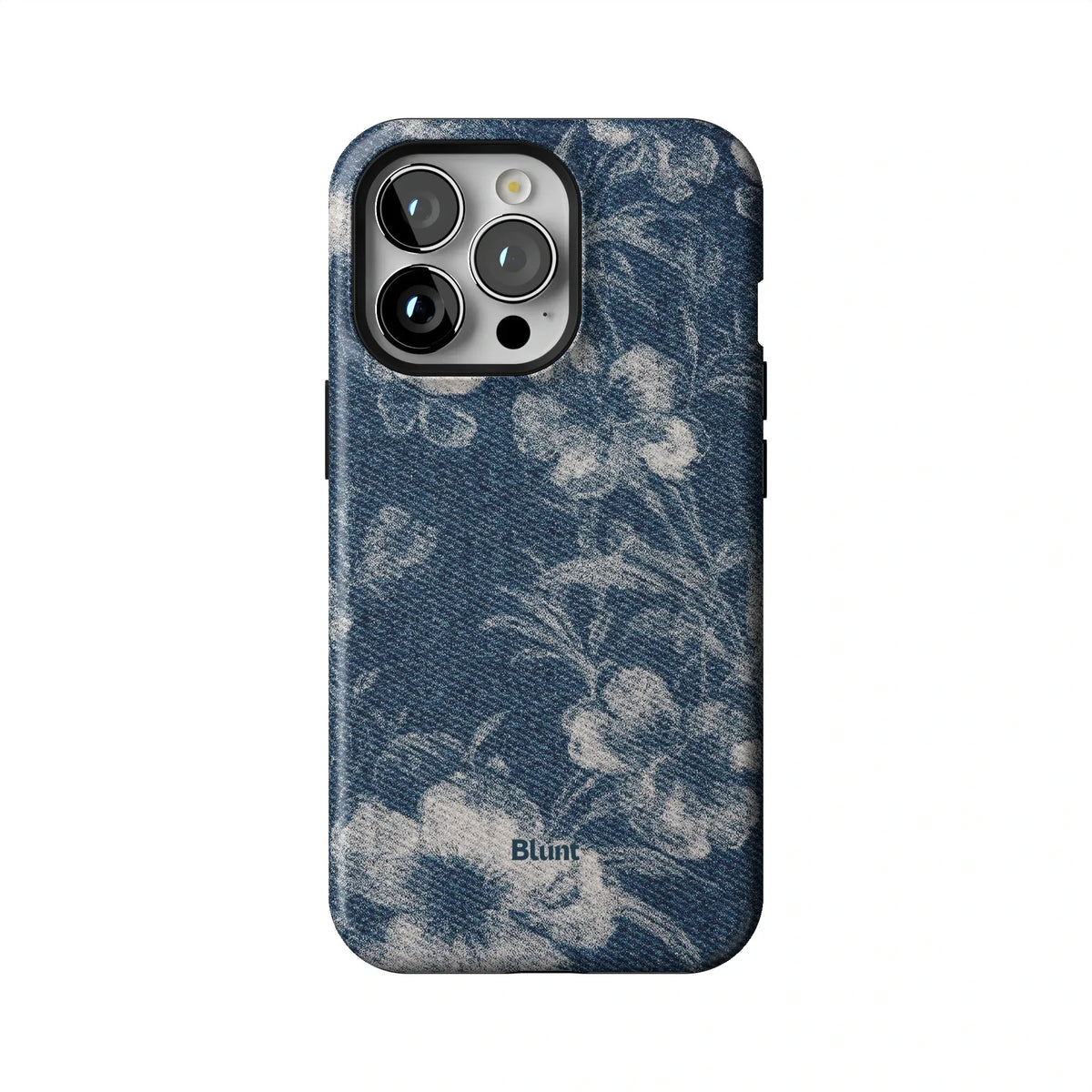 Denim Bloom iPhone Case
