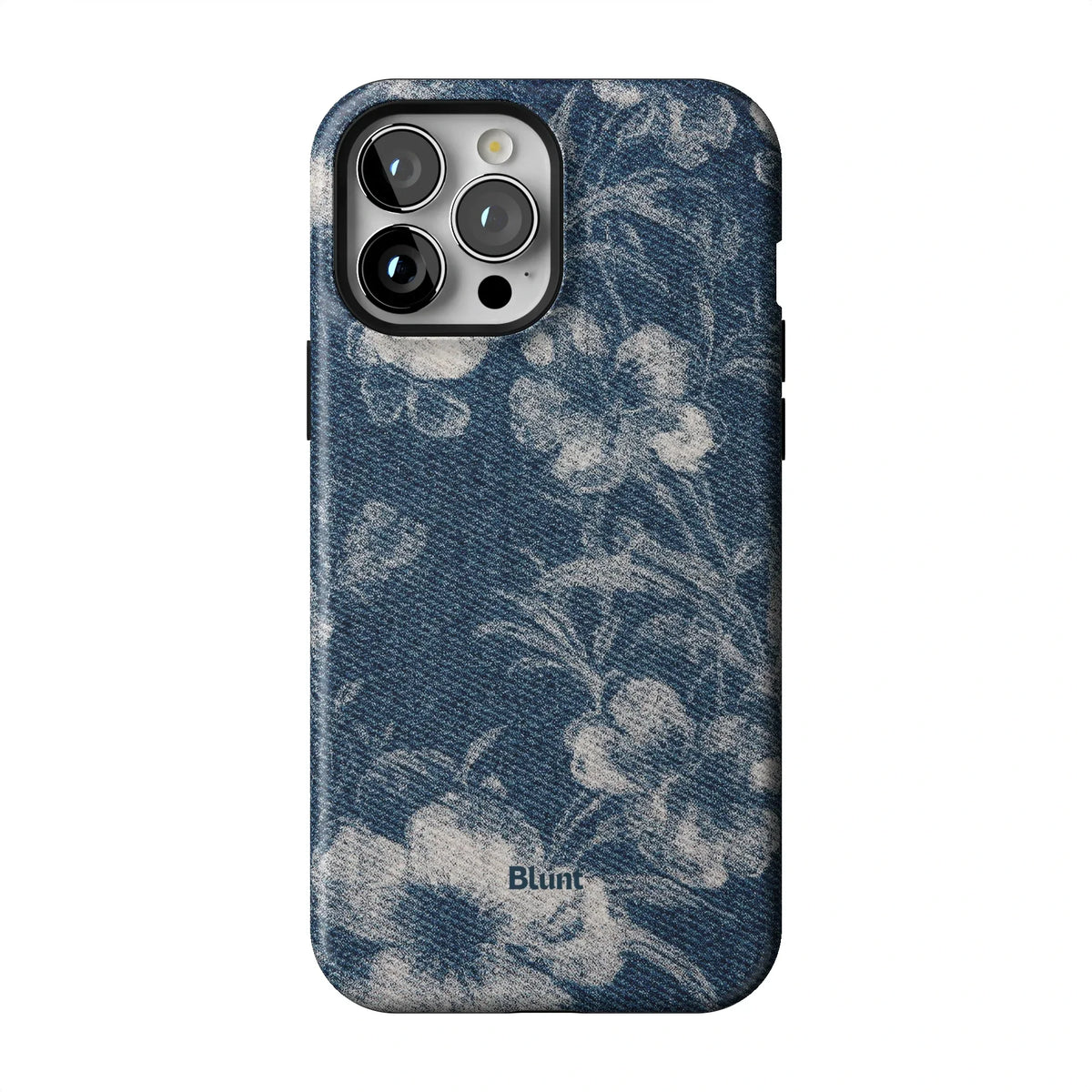 Denim Bloom iPhone Case