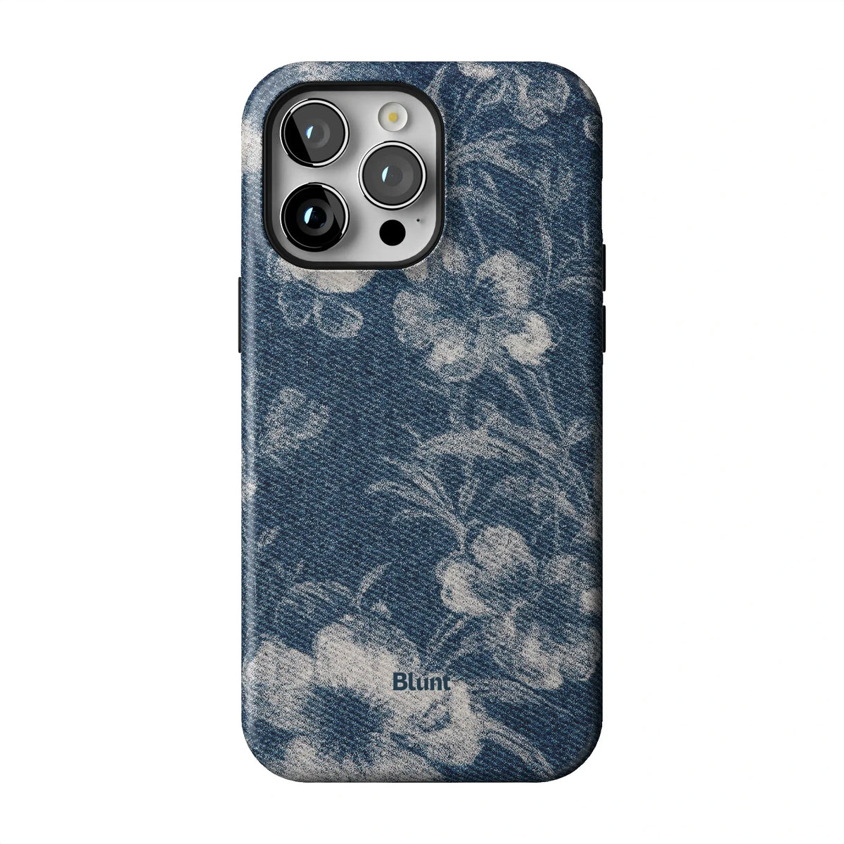 Denim Bloom iPhone Case