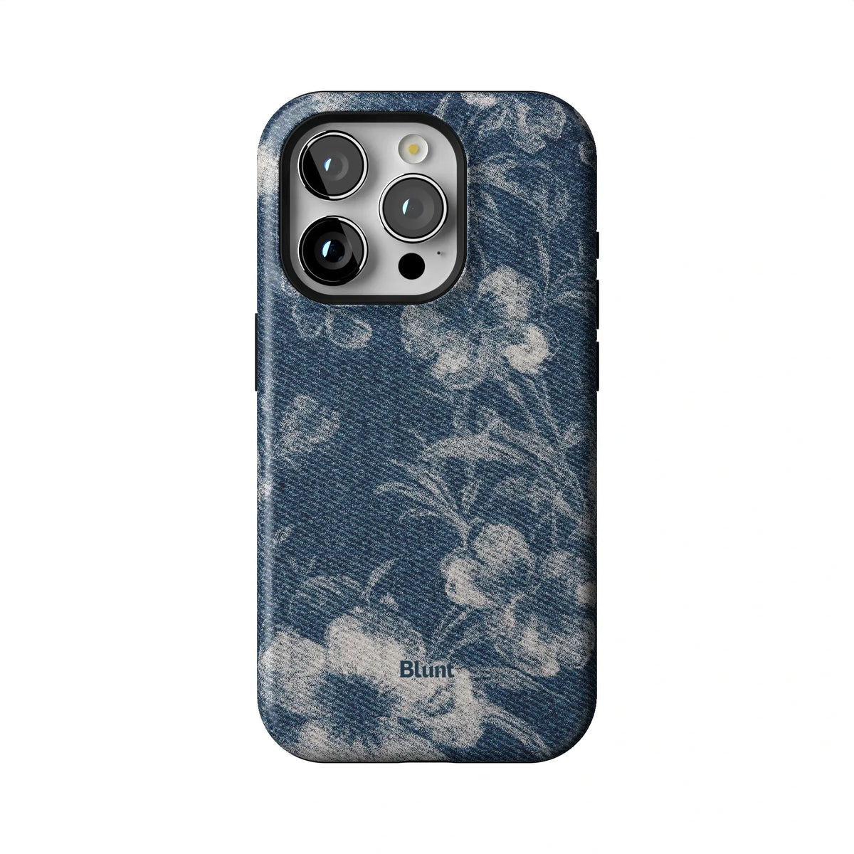 Denim Bloom iPhone Case