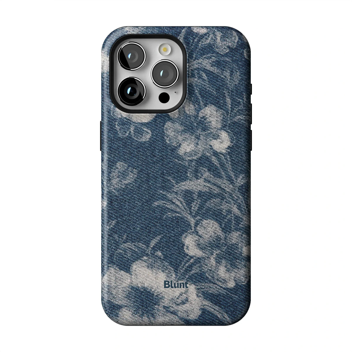Denim Bloom iPhone Case