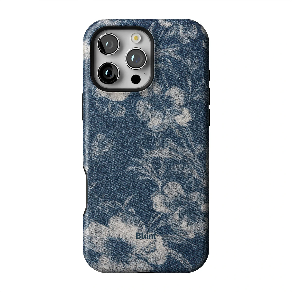 Denim Bloom iPhone Case