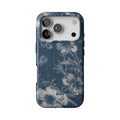 Denim Bloom iPhone Case