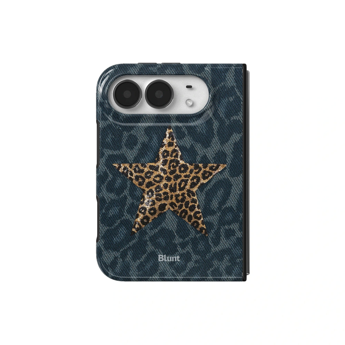 Denim Cheetah iPhone Case