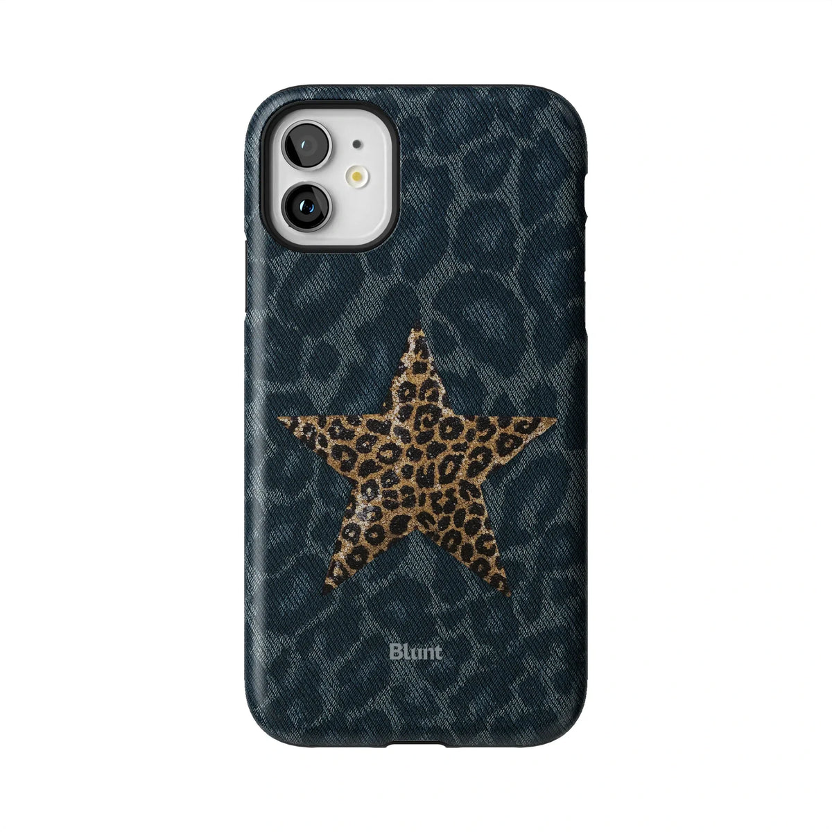 Denim Cheetah iPhone Case