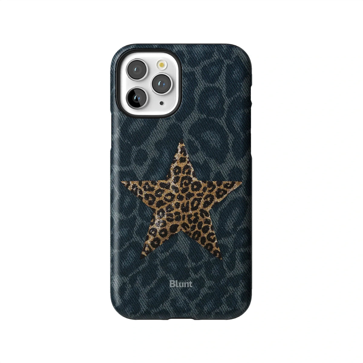 Denim Cheetah iPhone Case