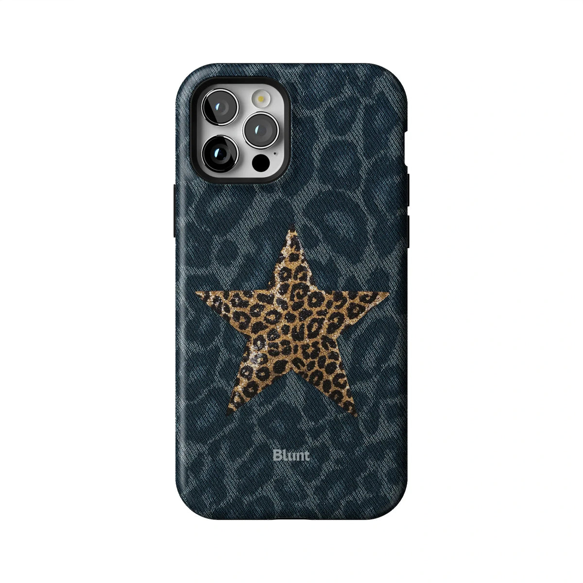 Denim Cheetah iPhone Case