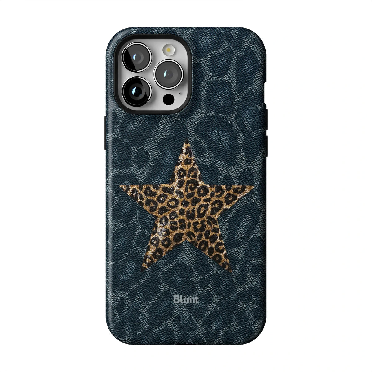 Denim Cheetah iPhone Case