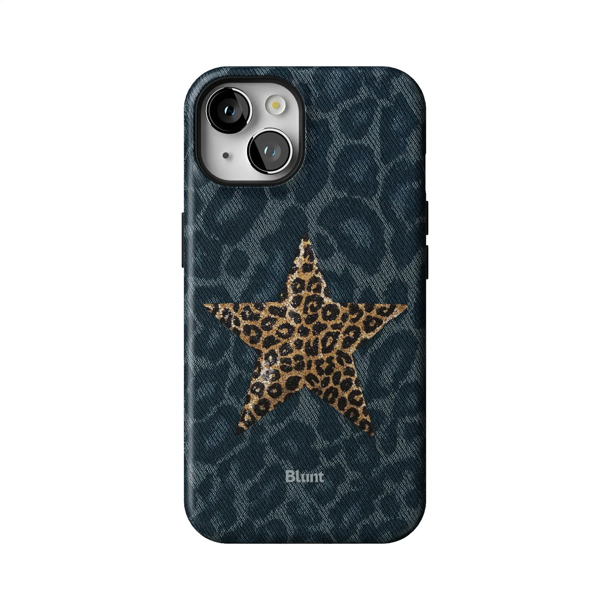 Denim Cheetah iPhone Case