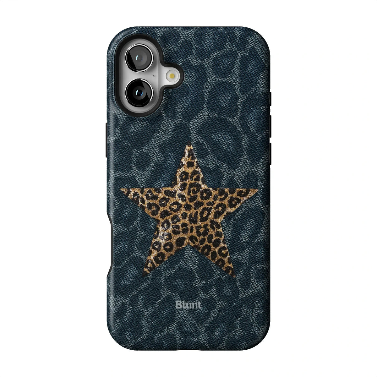Denim Cheetah iPhone Case