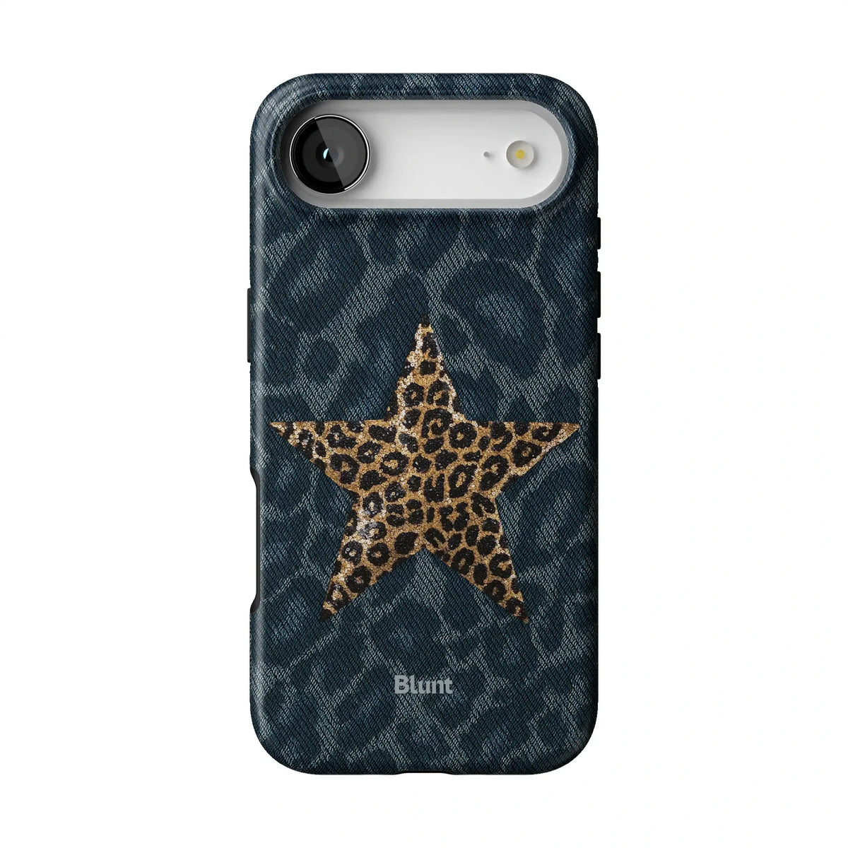 Denim Cheetah iPhone Case