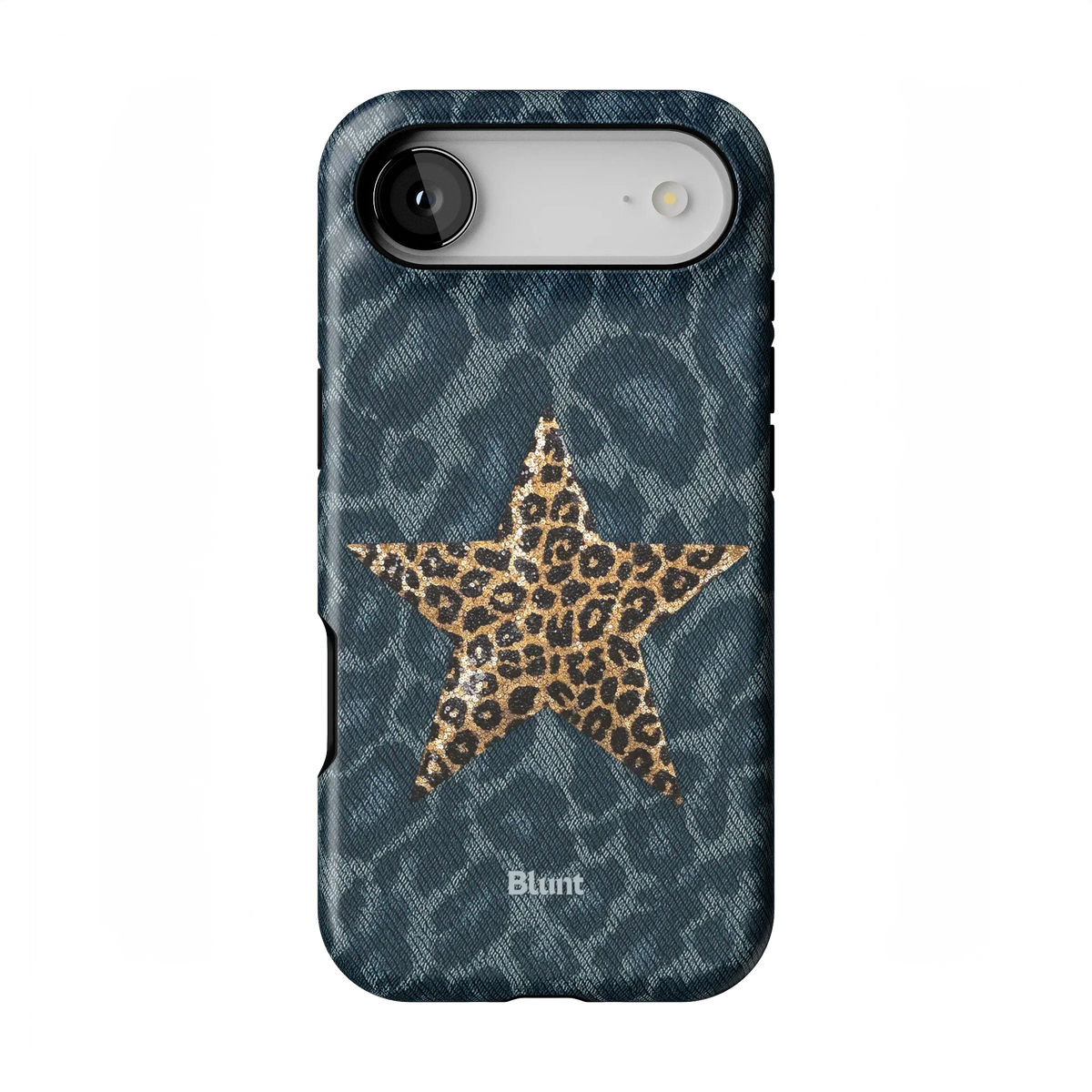 Denim Cheetah iPhone Case