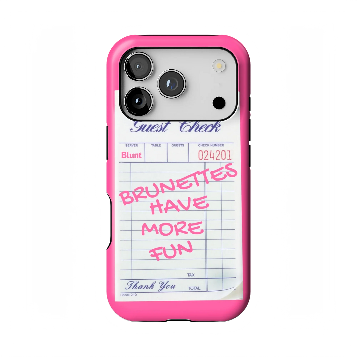 Brunettes Have More Fun iPhone Case