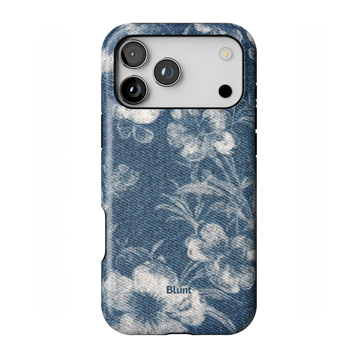 Denim Bloom iPhone Case