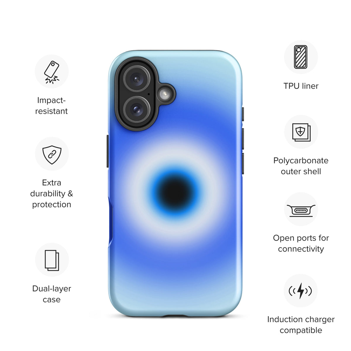 Evil Eye Aura iPhone case