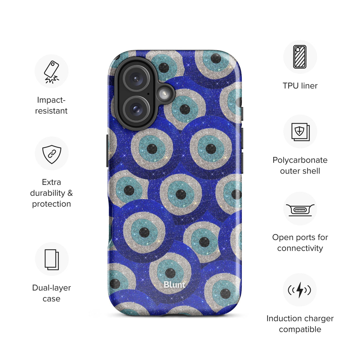 Evil Eye Love iPhone Case