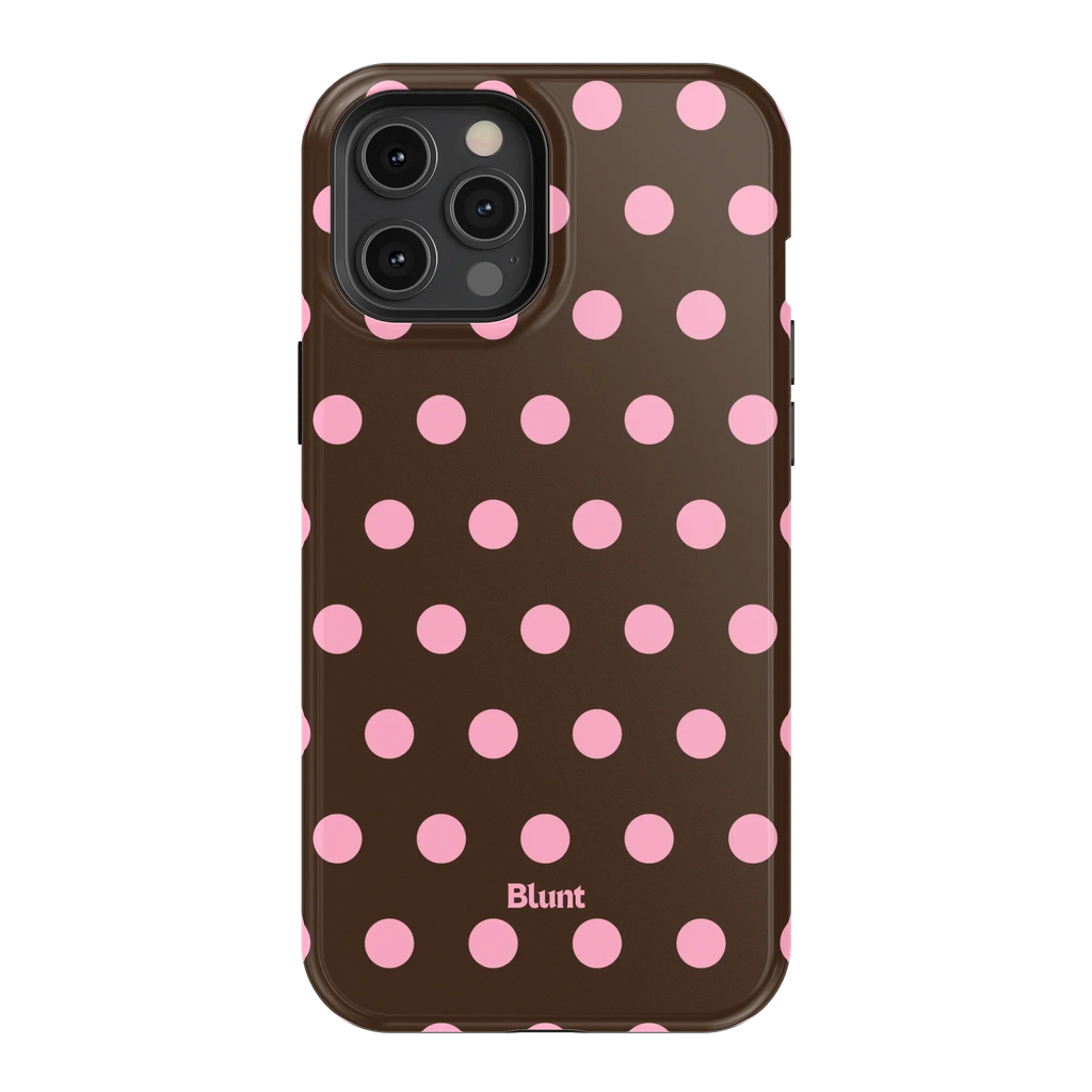 Chocolate Polka iPhone Case