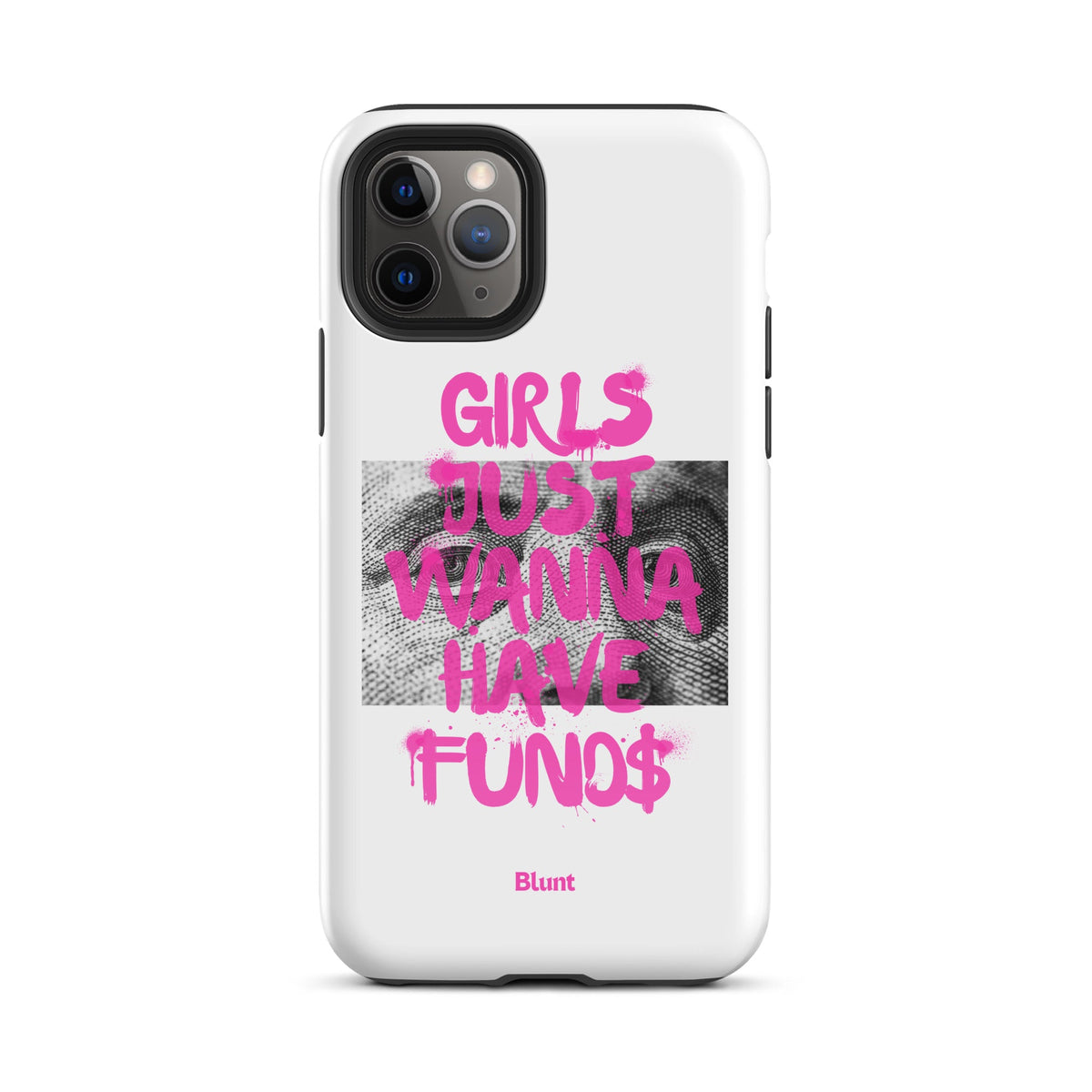 Fund$ White iPhone Case