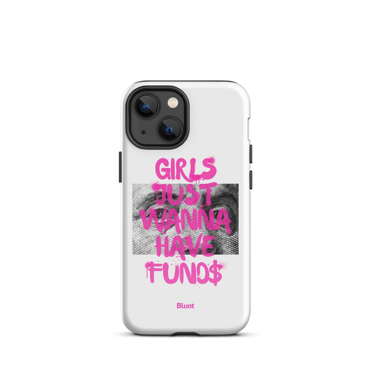 Fund$ White iPhone Case