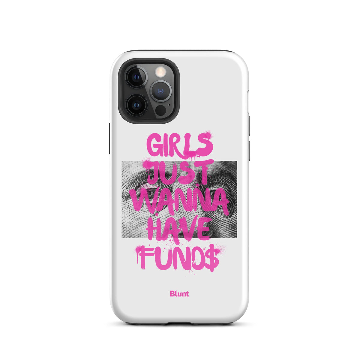 Fund$ White iPhone Case
