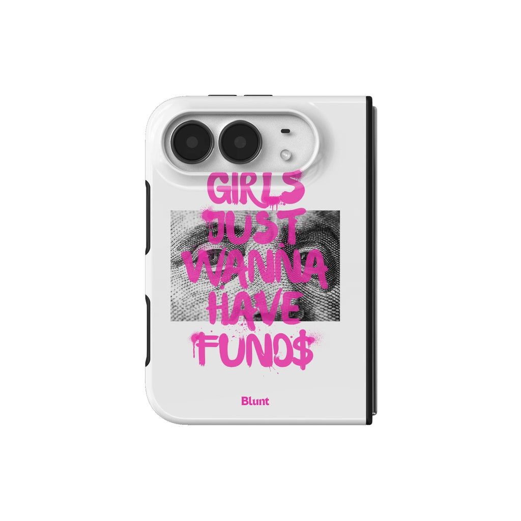 Fund$ White iPhone Case