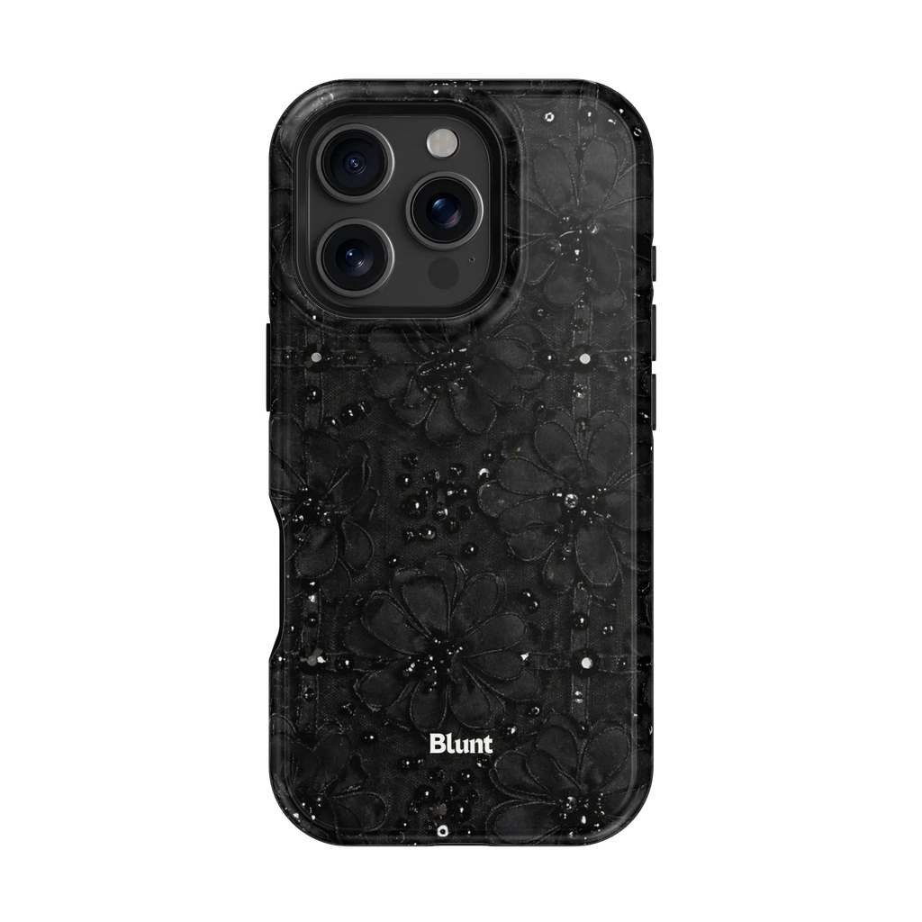 Noir Bloom iPhone Case