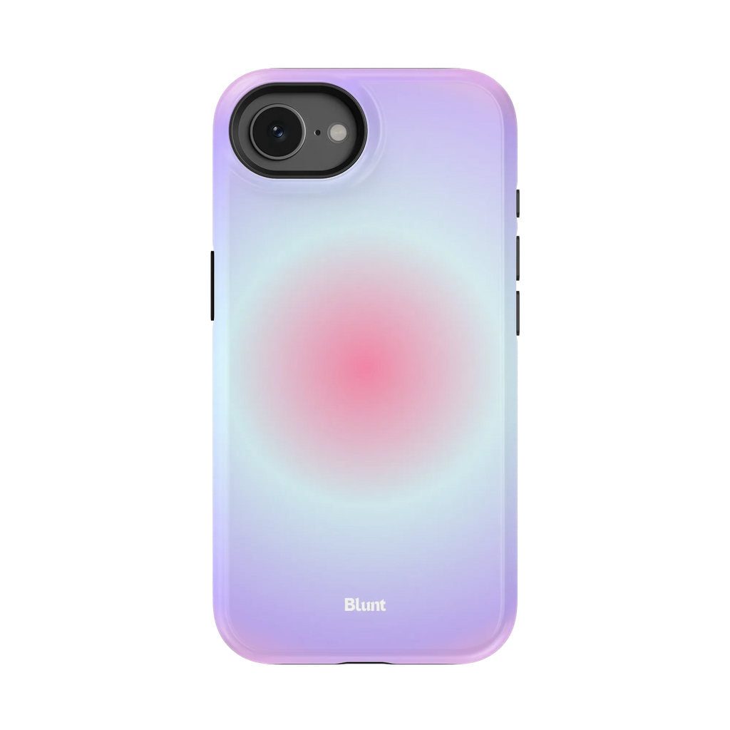Pink Aura iPhone Case