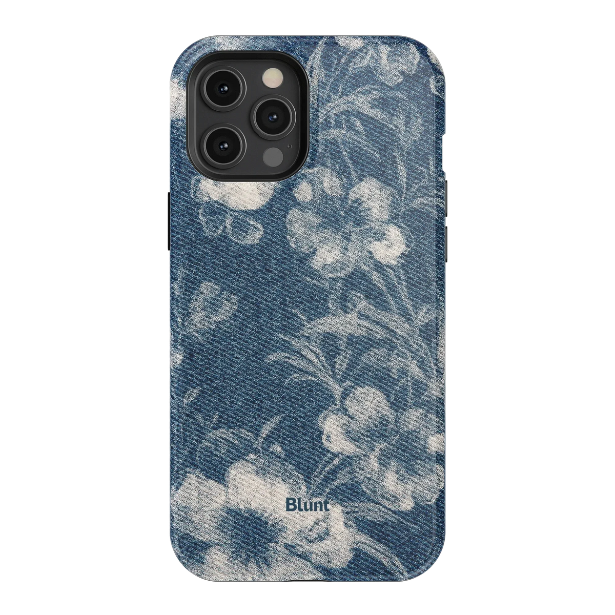 Denim Bloom iPhone Case