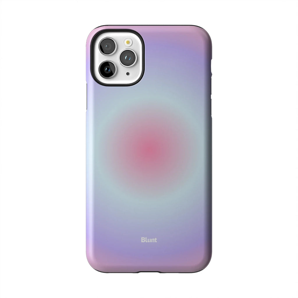 Pink Aura iPhone Case