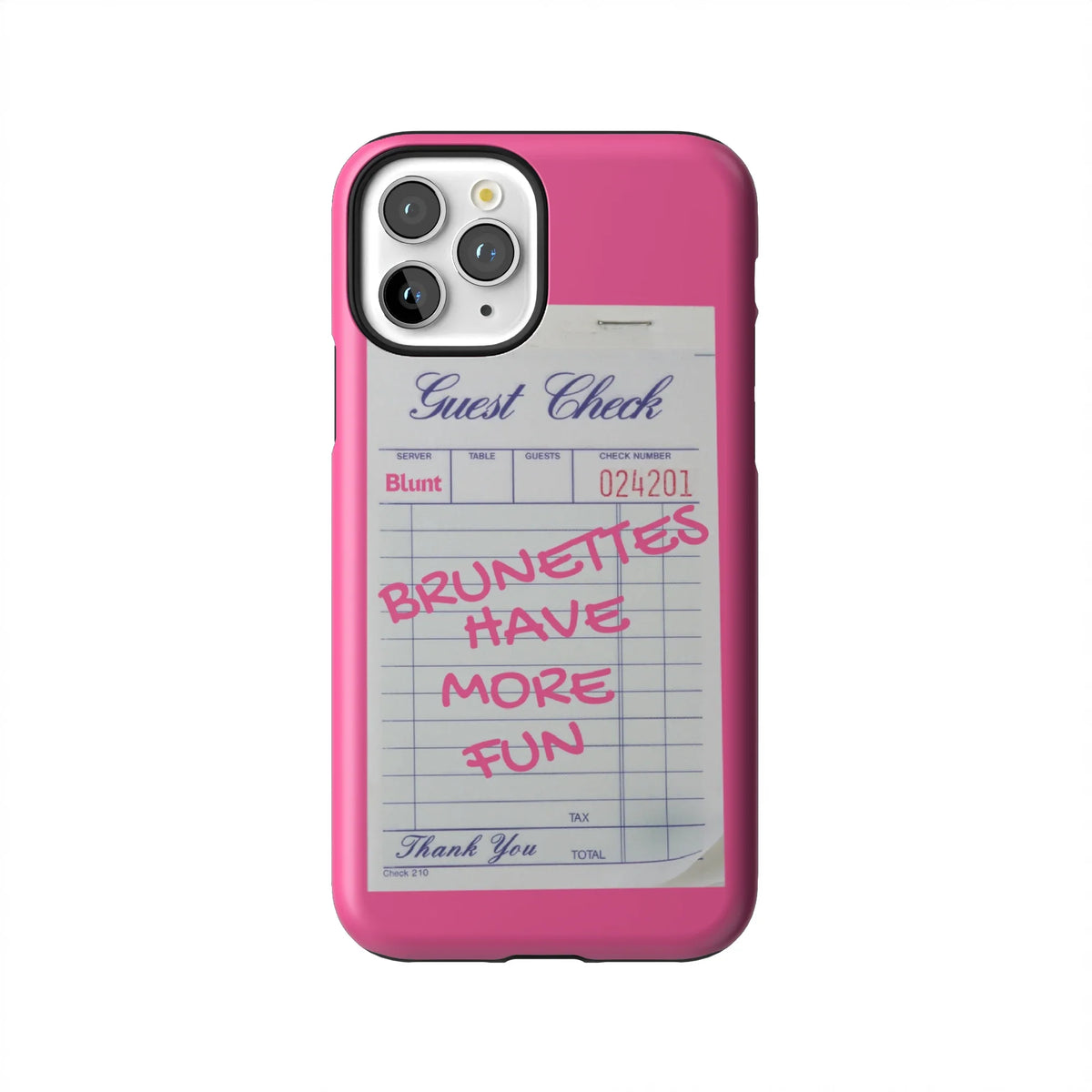 Brunettes Have More Fun iPhone Case