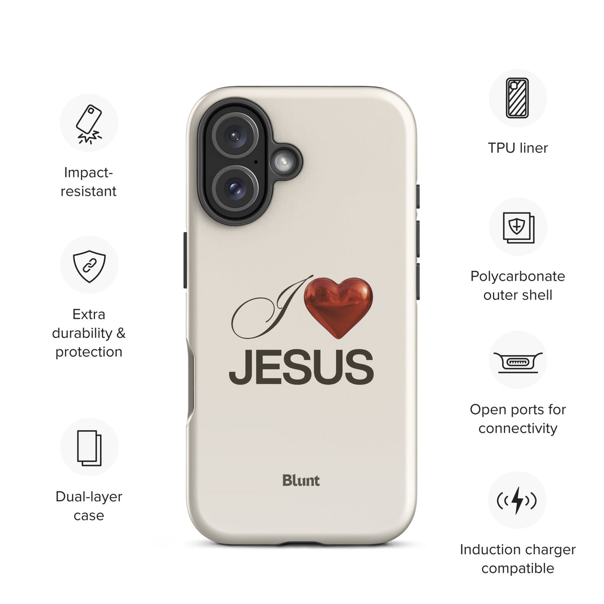I Heart Jesus iPhone Case