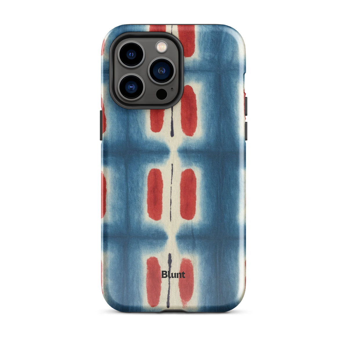 Indigo Blocks iPhone Case