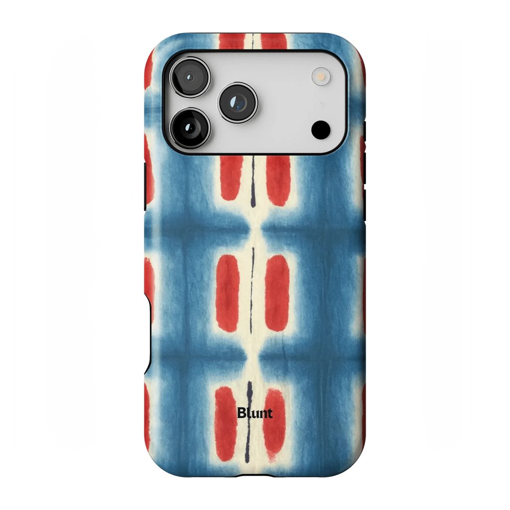 Indigo Blocks iPhone Case